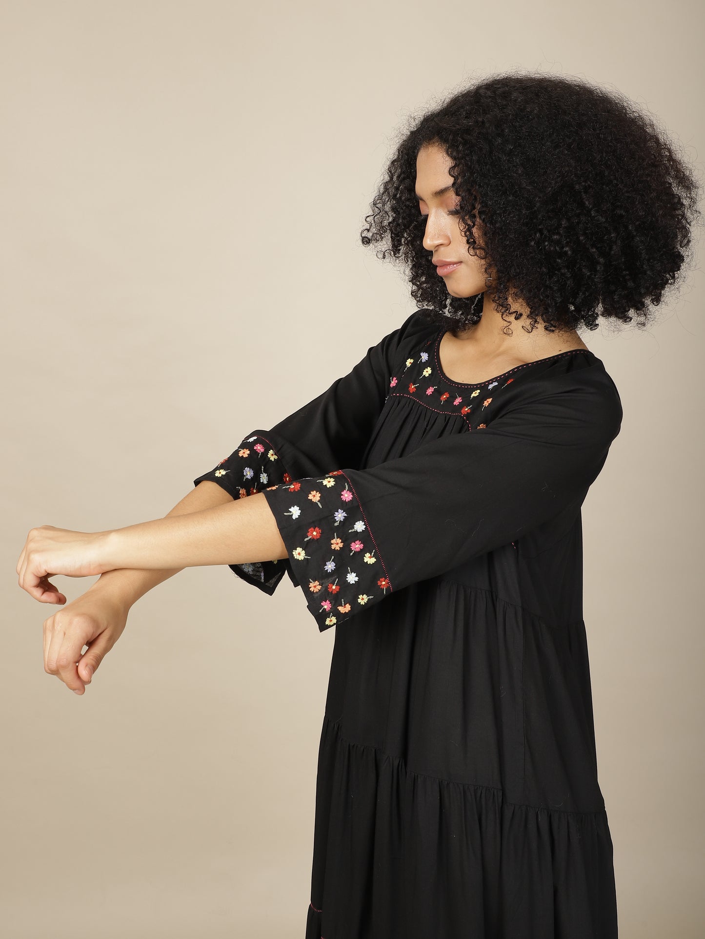 Ebony Fleur Modal dress