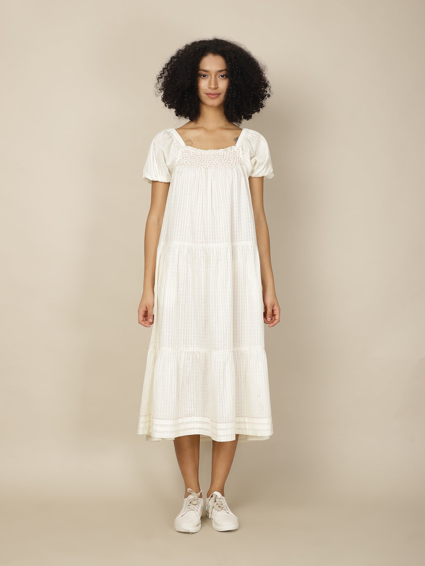Ethereal Muse Cotton Dress