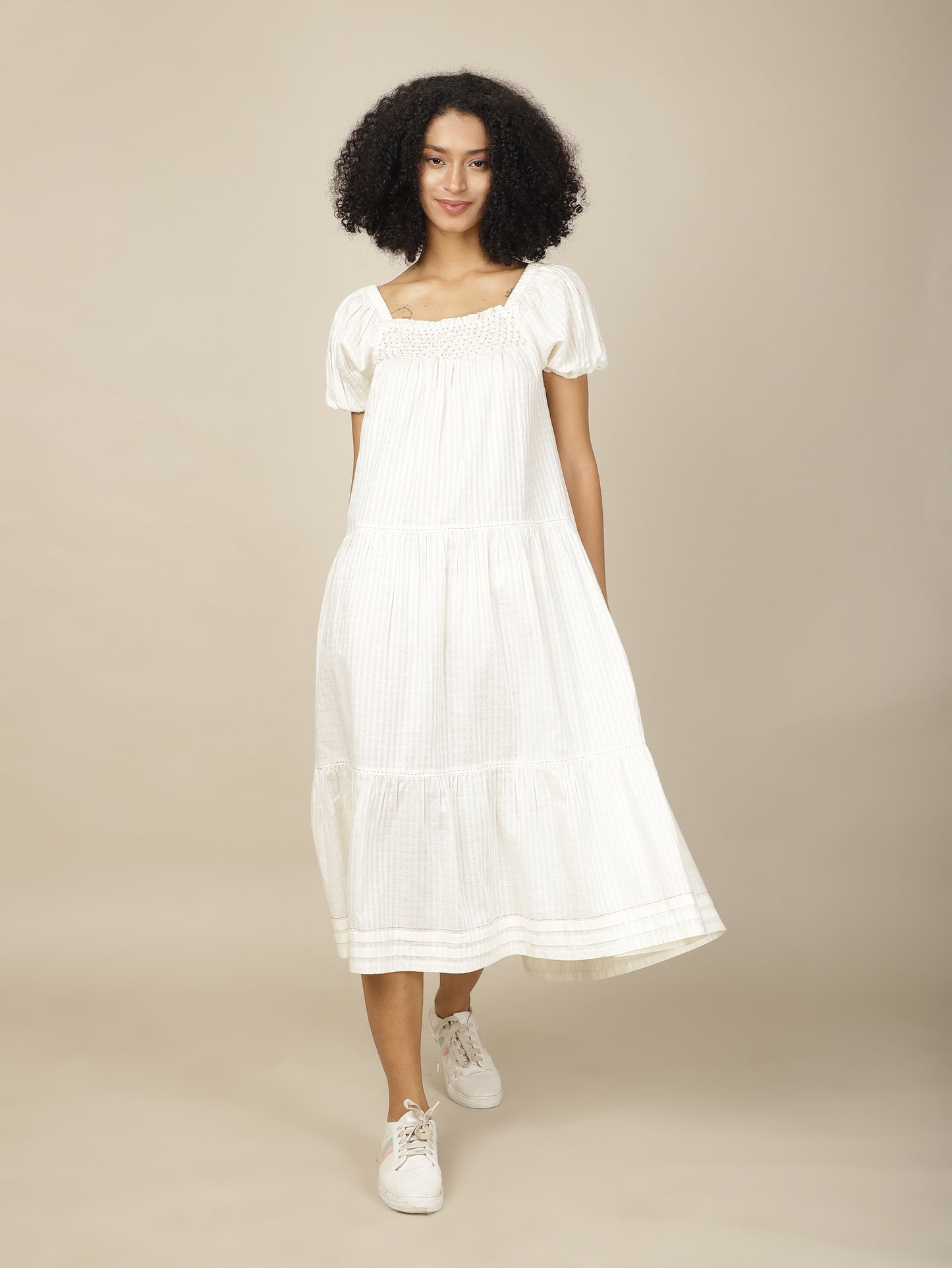 Ethereal Muse Cotton Dress