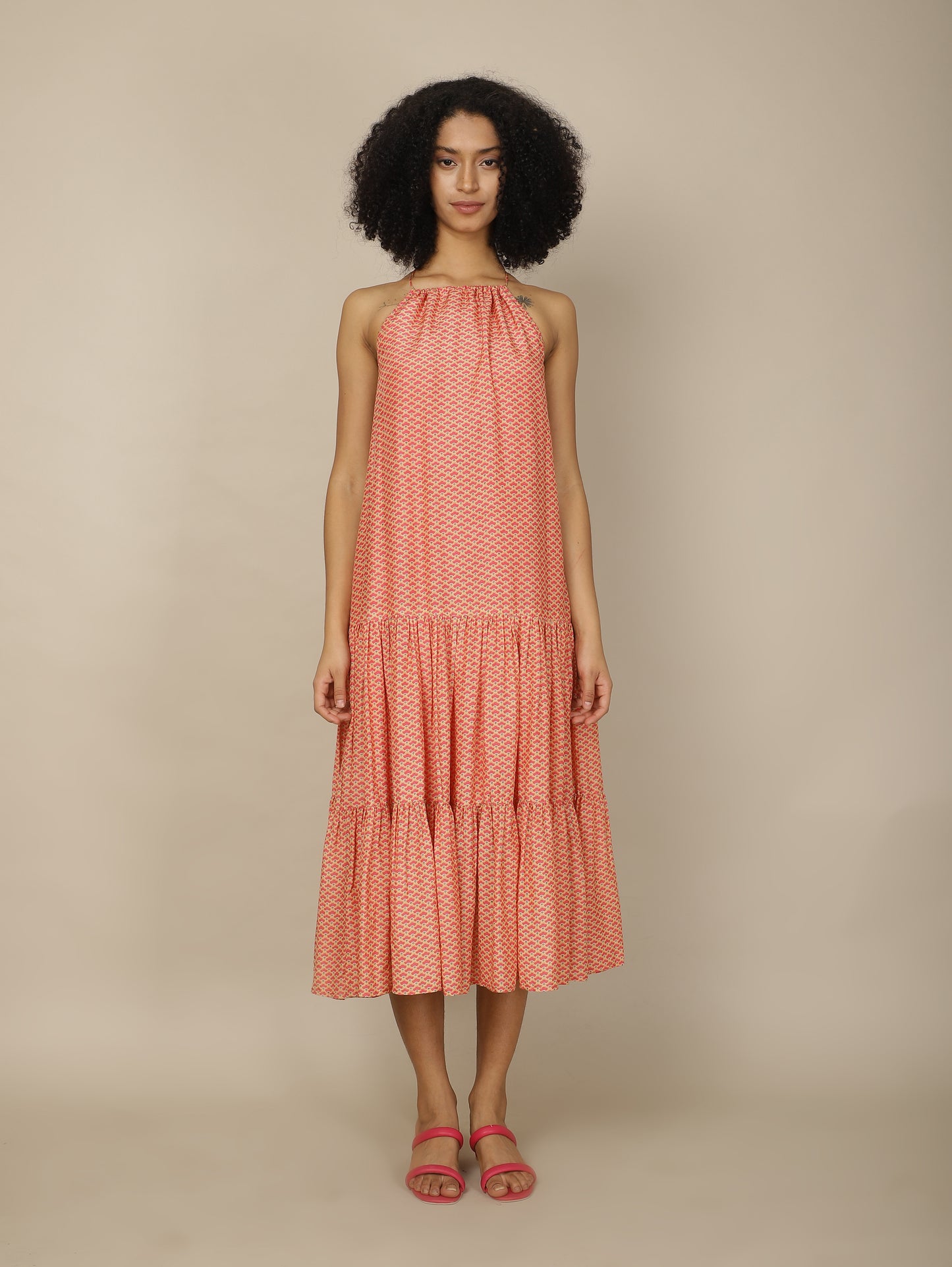 Peach Parfait Modal Dress
