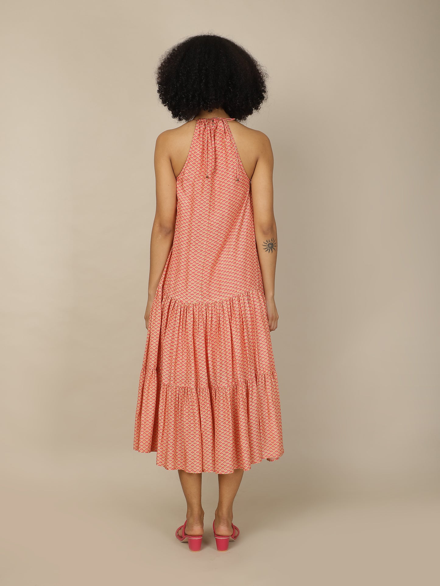 Peach Parfait Modal Dress