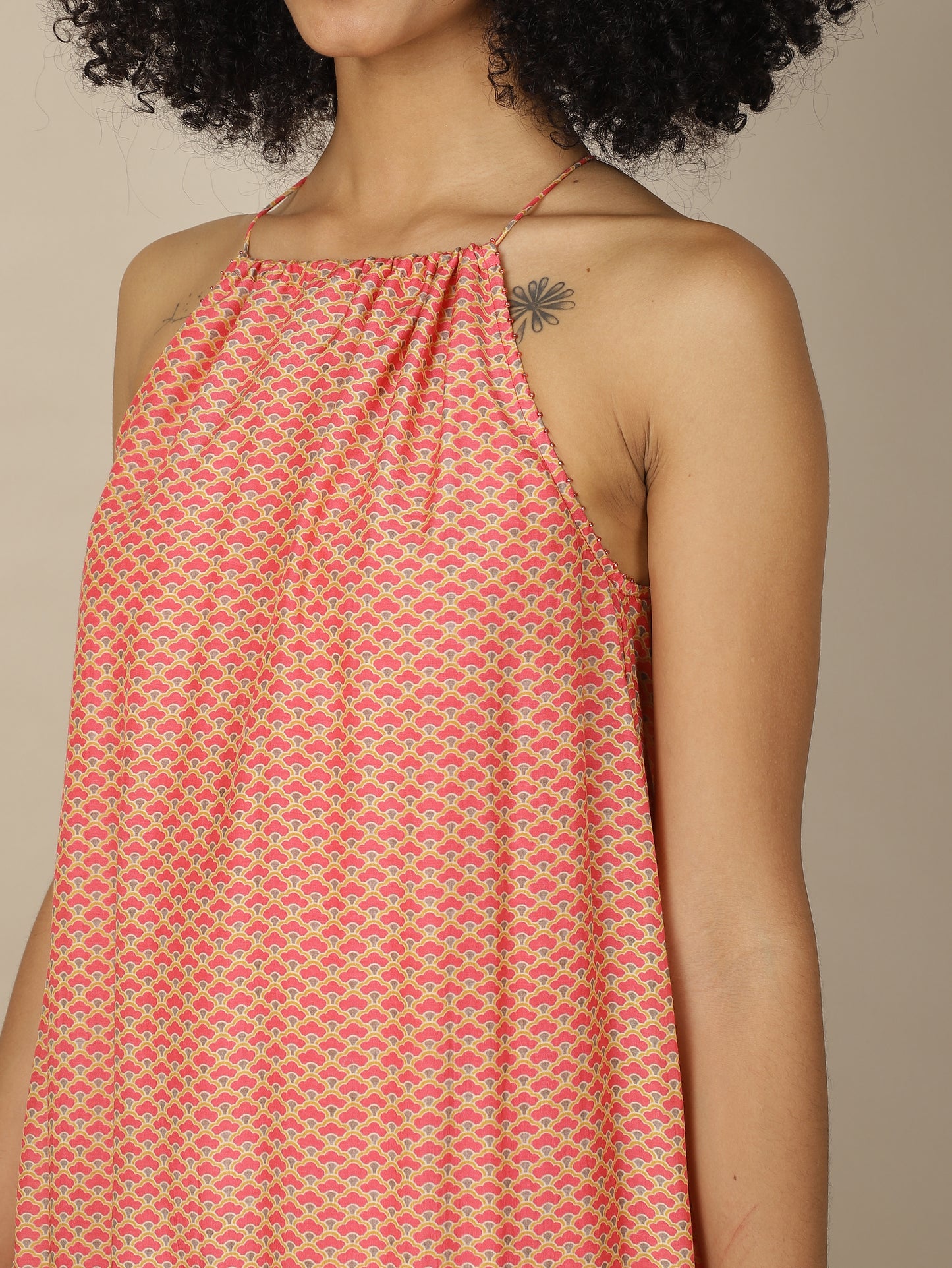 Peach Parfait Modal Dress