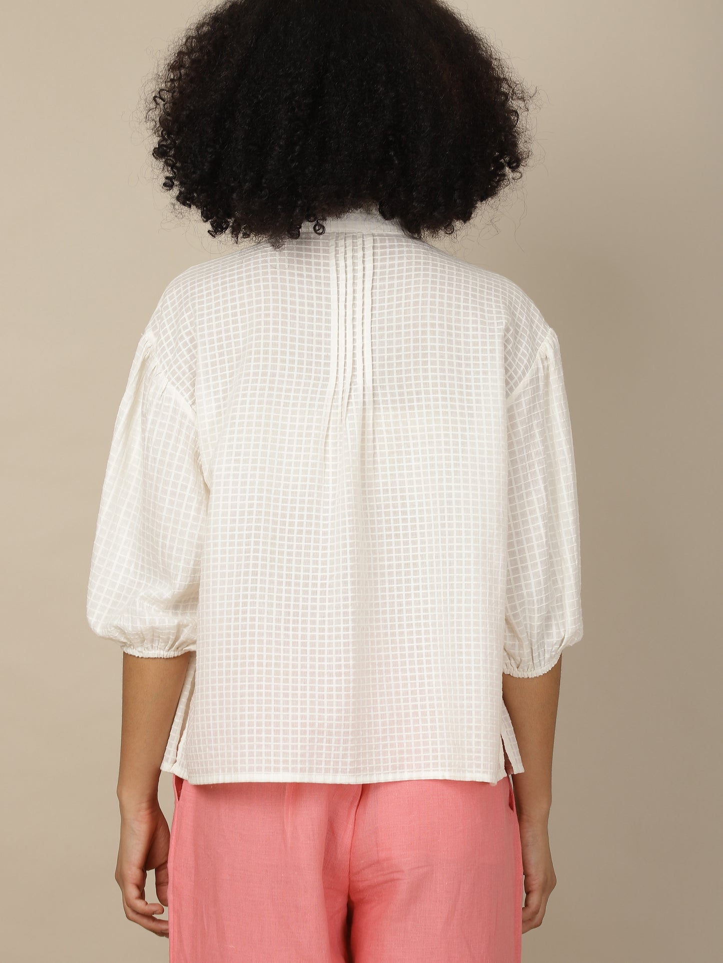 Off-White Wisteria Cotton Top